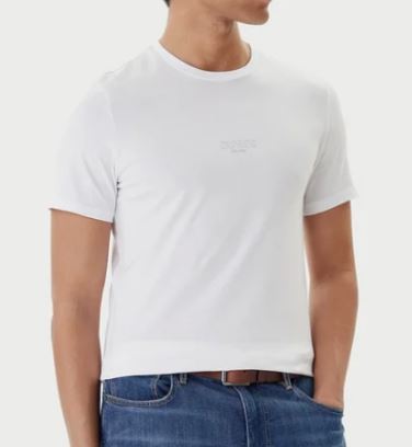 T-shirt Guess uomo Aidy cotone girocollo
