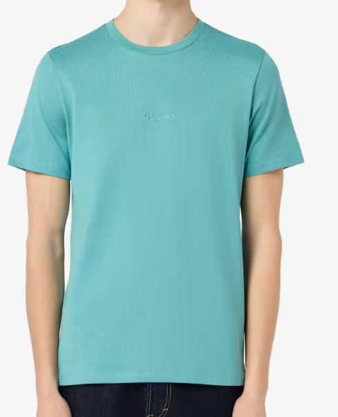 T-shirt Guess uomo Aidy cotone girocollo