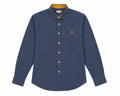 Camicia U.S. Polo Assn. uomo lino slim fit collo francese