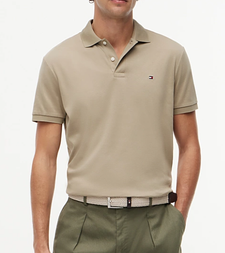 Polo Tommy Hilfiger uomo liquid cotton regular fit