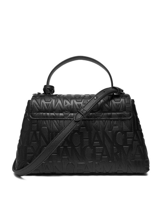Borsa donna Armani Exchange poliestere logo allover