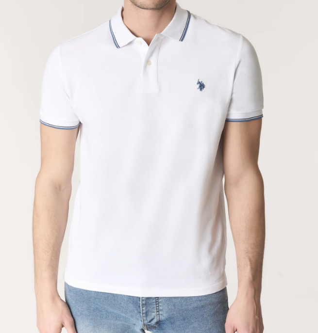 Polo U.S. Polo Assn. uomo micro piqué manica corta cotone