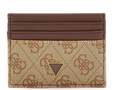 Portacarte Guess uomo Milano misto nero antracite