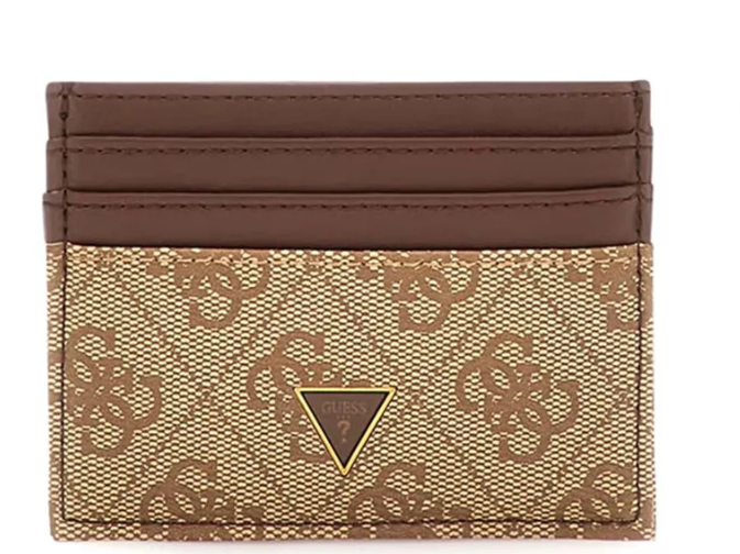 Portacarte Guess uomo Milano misto nero antracite
