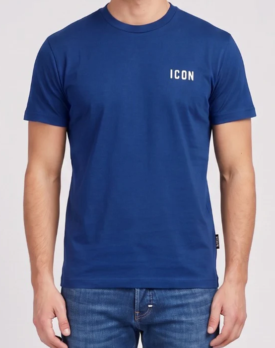 T-shirt uomo ICON cotone ricamo