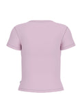 T-shirt Guess Jeans donna slim cotone stampa American