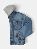 Giubbotto Guess Jeans uomo denim trucker cropped
