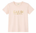 T-shirt donna Gaudi' jeanslogo centrale