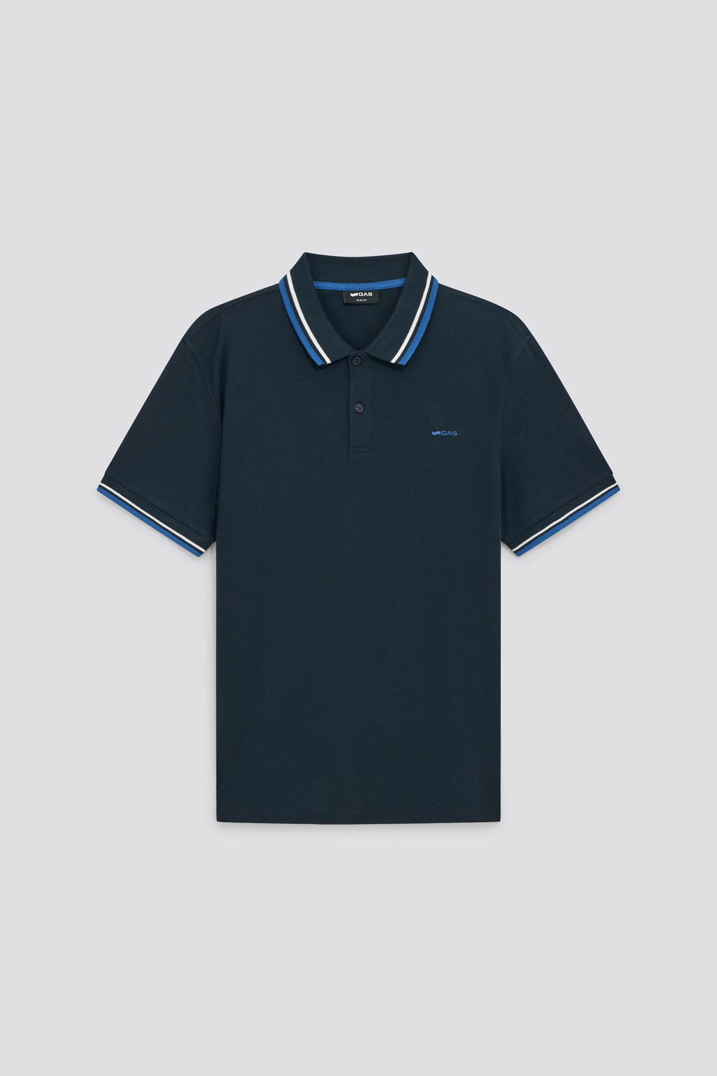 Polo uomo GAS RALPH manica corta piquet slim