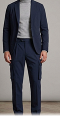Pantaloni cargo MARKUP uomo poliviscosa regular
