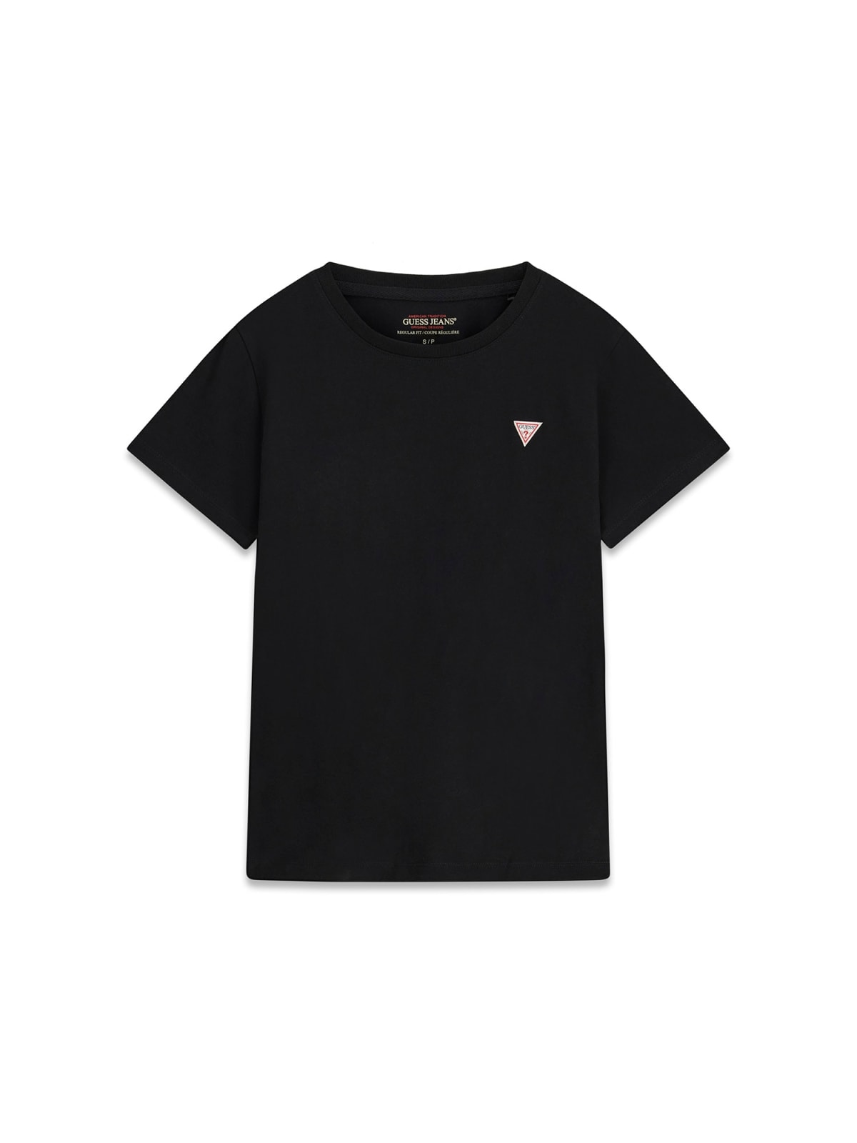 T-shirt Guess Jeans donna regular mini triangle