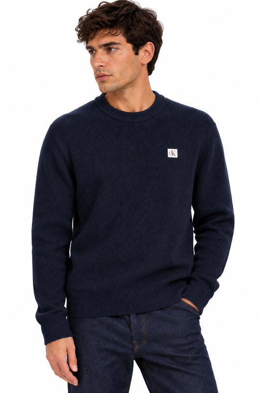 Maglia Calvin Klein Jeans uomo nido d'ape cotone