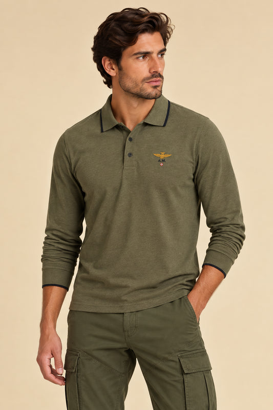Polo Aeronautica Militare uomo manica lunga AI 2026