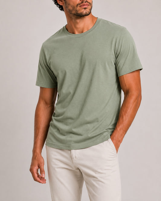 T-shirt MARKUP uomo cotone fiammato mercerizzato