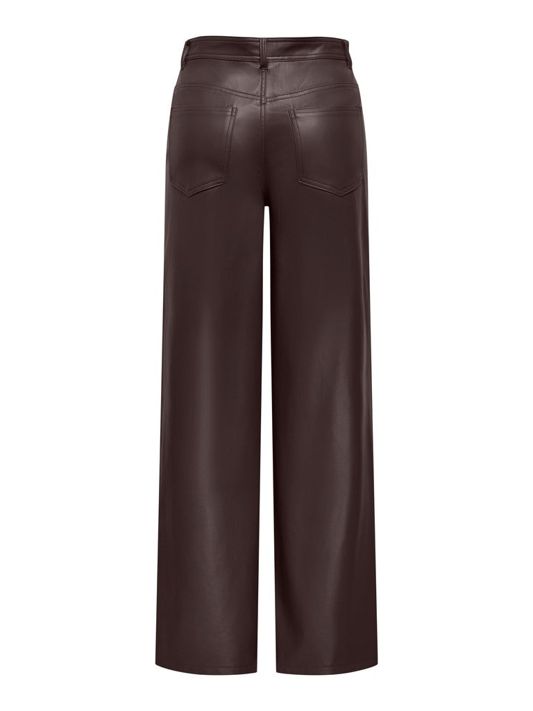 Pantaloni ONLY donna spalmati effetto lucido AI 2026