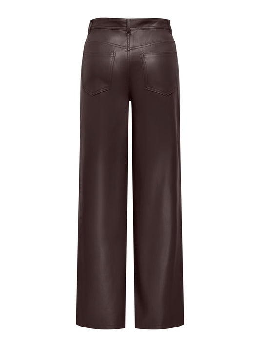Pantaloni ONLY donna spalmati effetto lucido AI 2026
