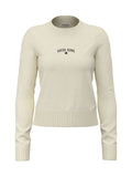 Maglia girocollo stella ricamata donna Guess