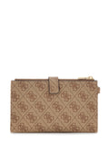Portafoglio Guess donna Laurel similpelle latte logo