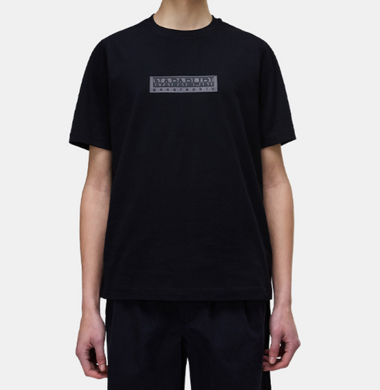 T-shirt Napapijri S-Box uomo cotone box logo