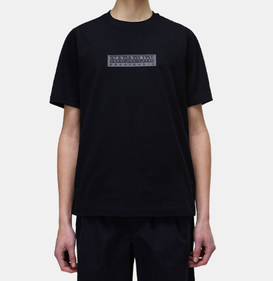 T-shirt Napapijri S-Box uomo cotone box logo