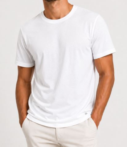 T-shirt MARKUP uomo cotone fiammato mercerizzato