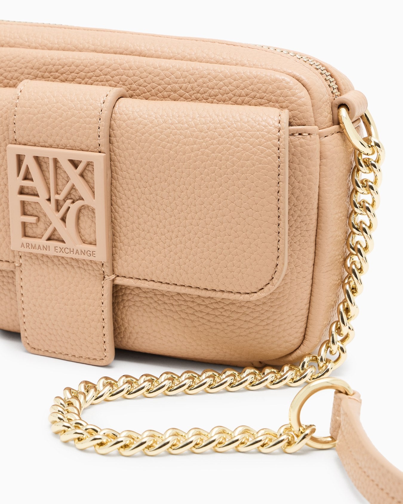 Borsa donna A|X ecopelle logo tracolla regolabile