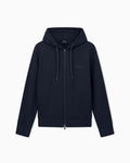 Felpa cappuccio zip A|X uomo cotone logo
