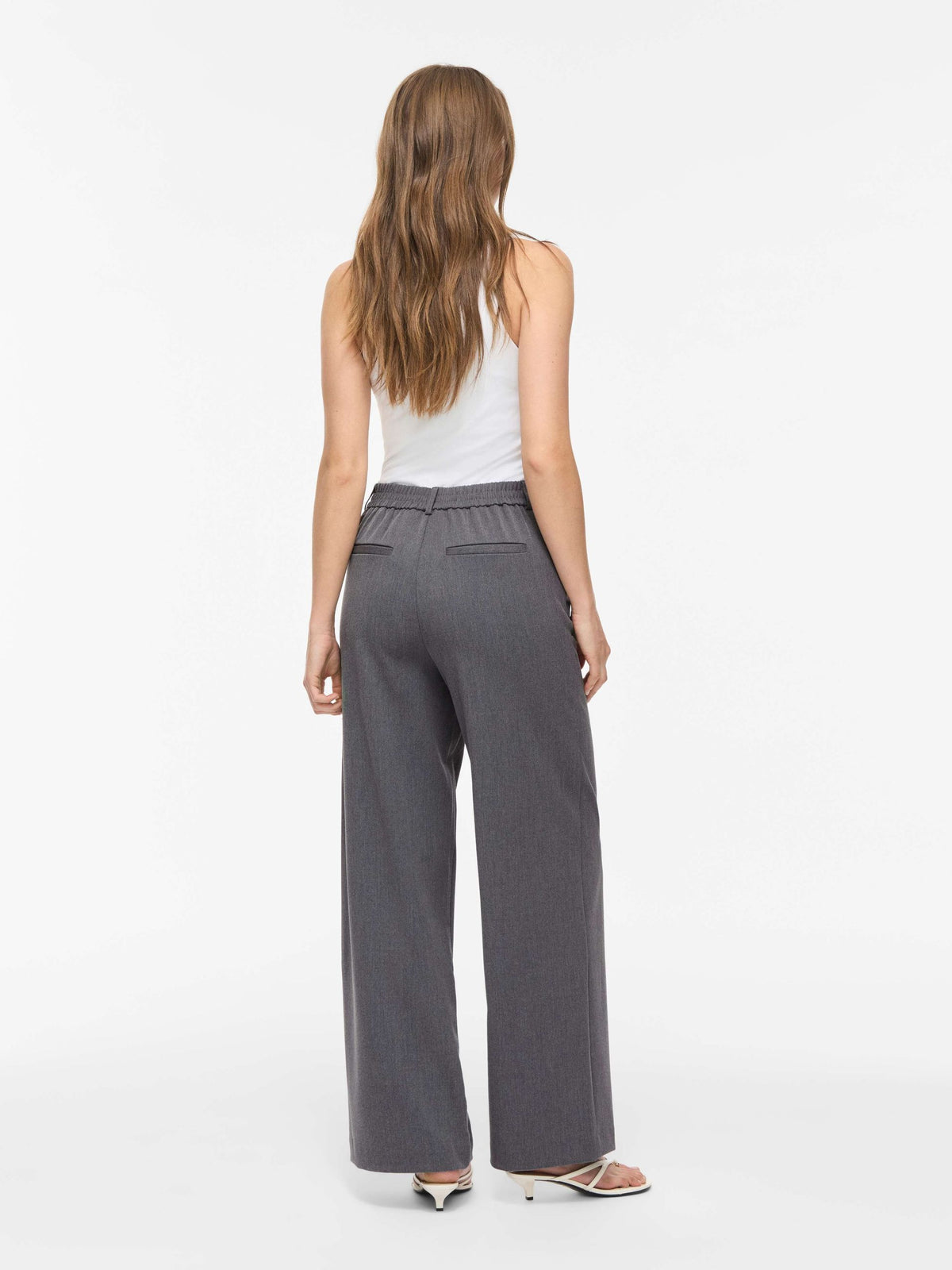 Pantaloni VILA donna tessuto viscosa stretch