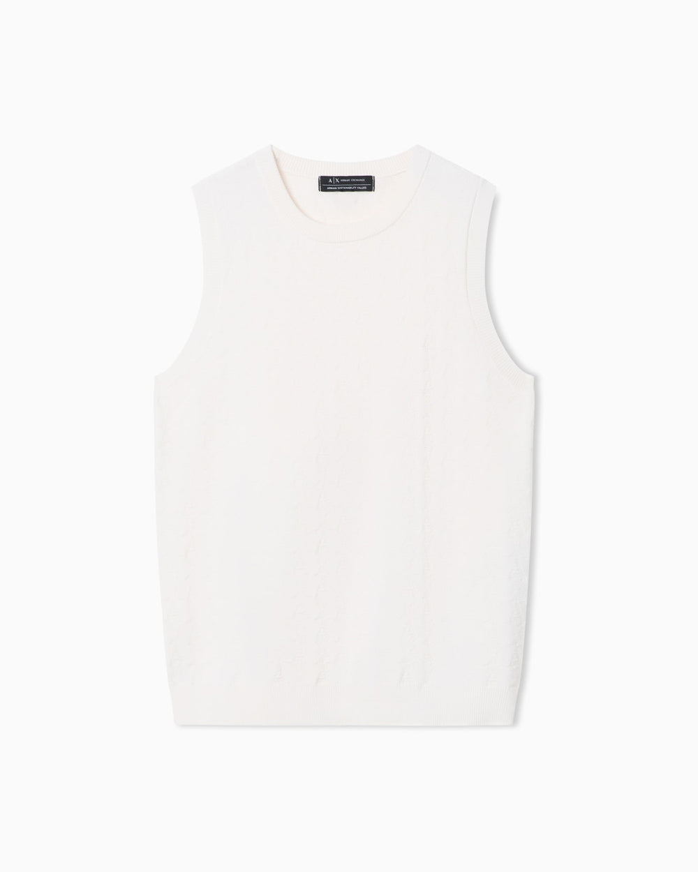 Top donna A|X cropped lavorato Armani Exchange