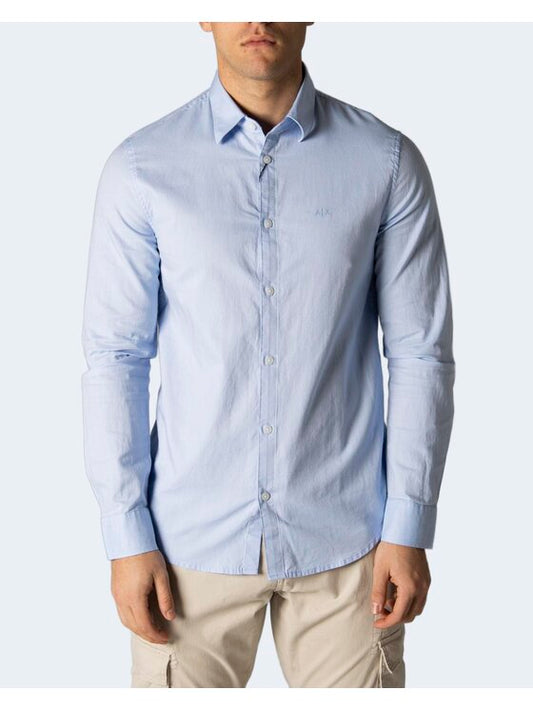 Camicia oxford uomo Armani Exchange cotone slim