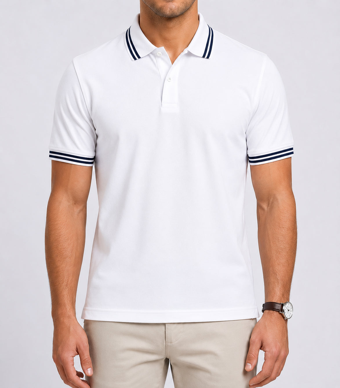 Polo mezza manica MARKUP uomo piquet con patch