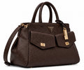 Borsa satchel Guess Blake grande logo donna