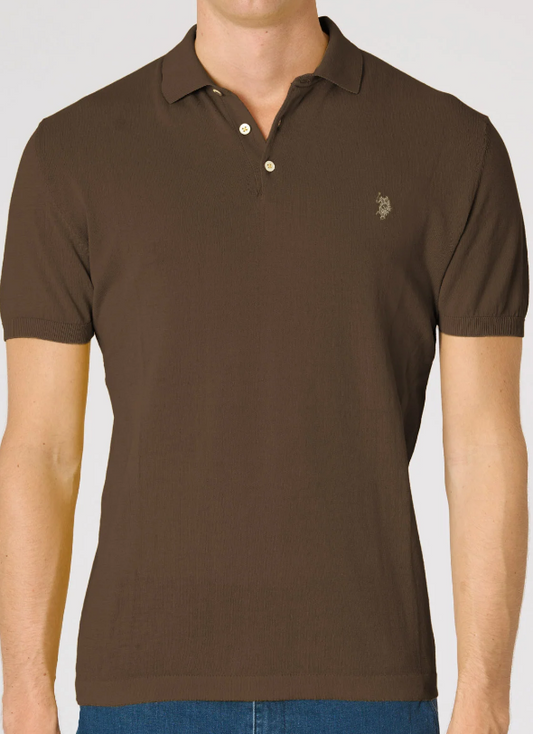 Maglia U.S. Polo Assn. uomo cotone crepe girocollo