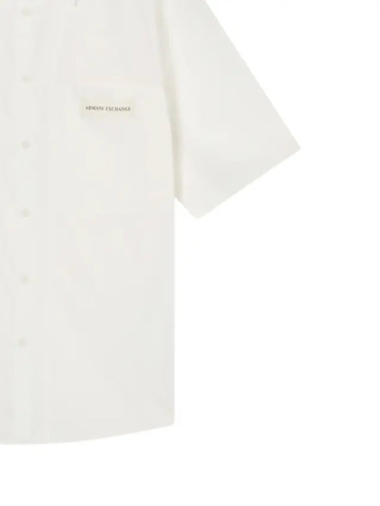Camicia A|X Armani Exchange uomo cotone manica lunga