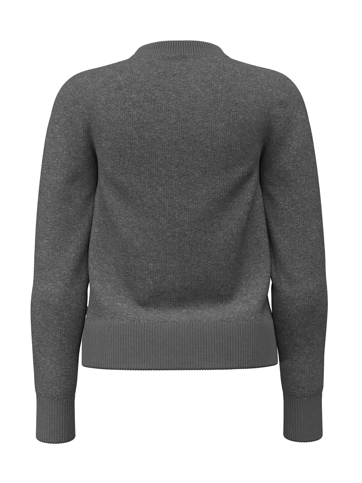 Maglione girocollo Guess Jeans donna ricamo logo