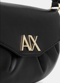 Borsa donna A|X ecopelle logo metal tracolla