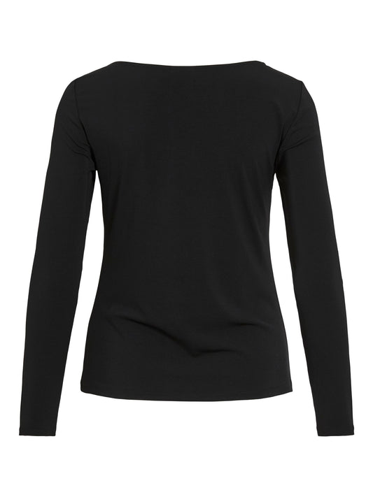 Blusa VILA donna maglia scollo chiuso poliestere