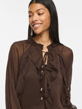 Blusa VILA donna scollo chiuso tessuto fluido