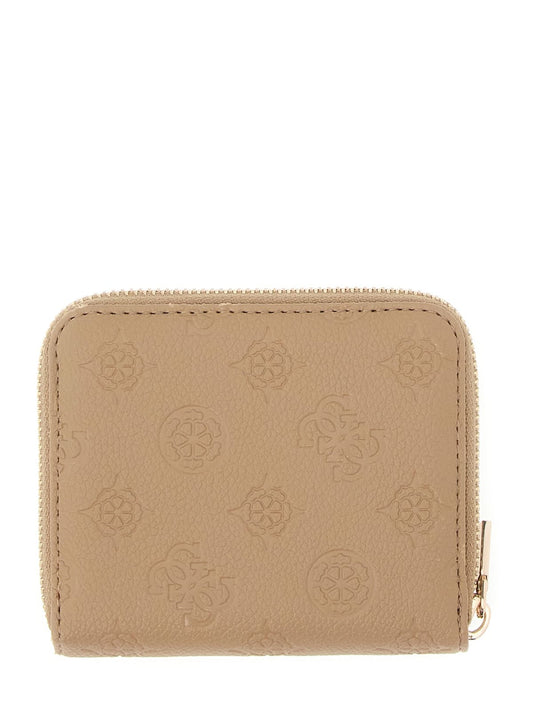Portafoglio Guess Ella logo donna piccolo zip-around