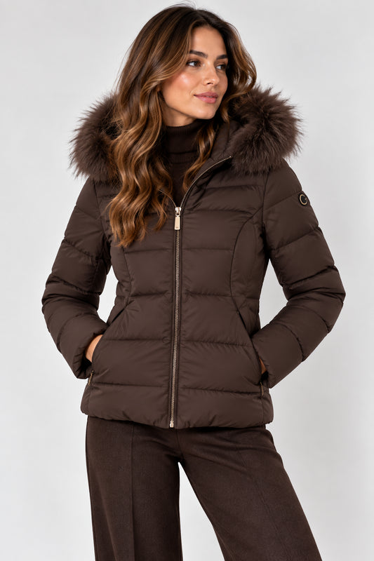 Giubbotto donna Yes Zee nylon lucido termosaldato
