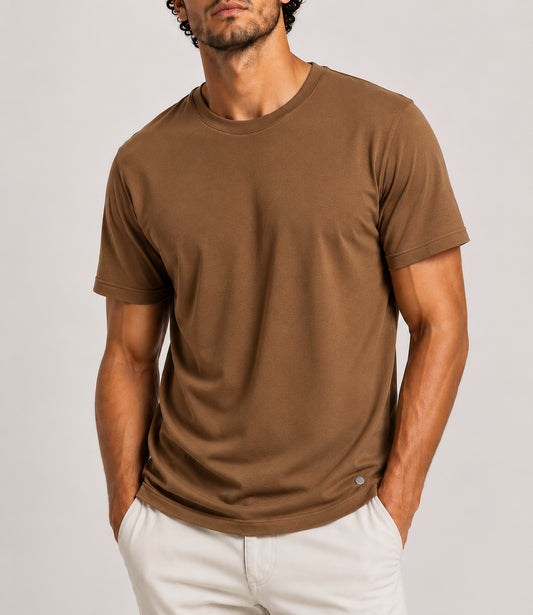 T-shirt girocollo MARKUP uomo cotone jersey