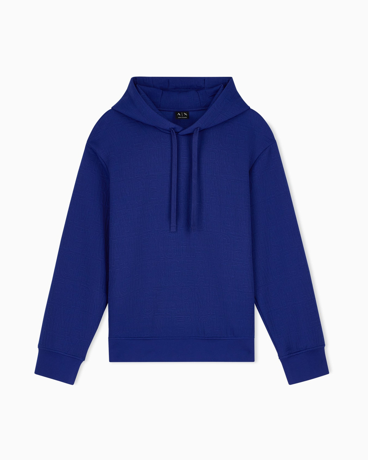 Felpa tecnica uomo Armani Exchange logo poliestere