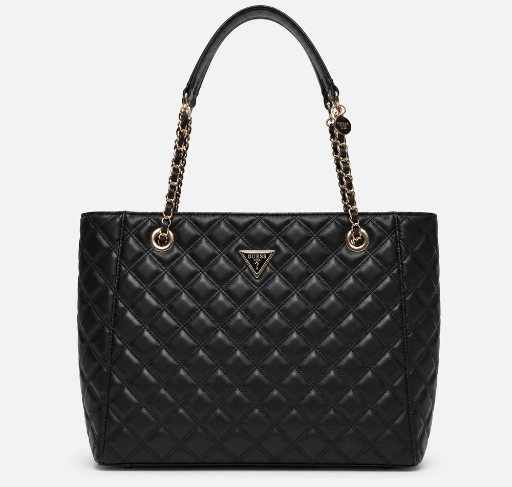 Borsa Guess Giully Cruise Vibe donna con zip nera