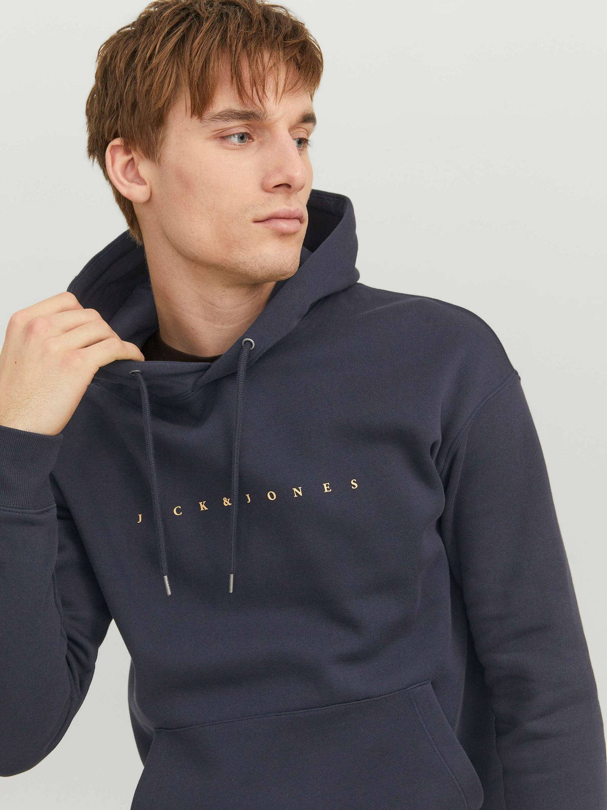 Felpa Star cappuccio Jack & Jones uomo cotone