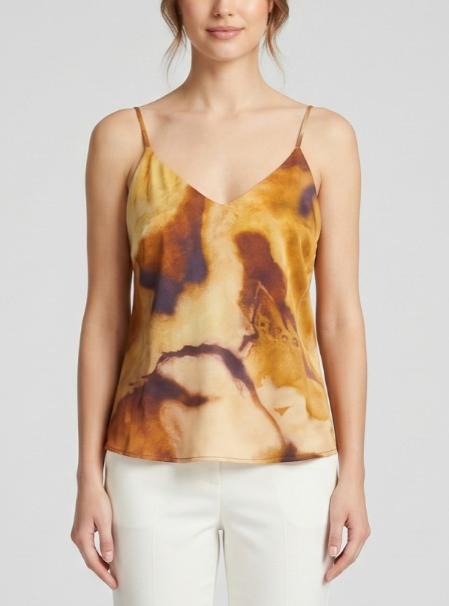 Top donna MARKUP raso viscosa stampato