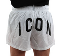 Costume mare ICON uomo boxer logo retro poliestere