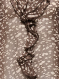 Blusa donna JDY stampa animalier poliestere
