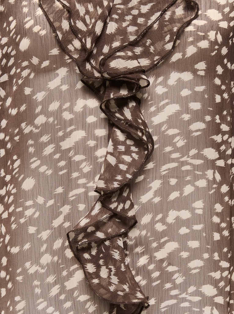 Blusa donna JDY stampa animalier poliestere