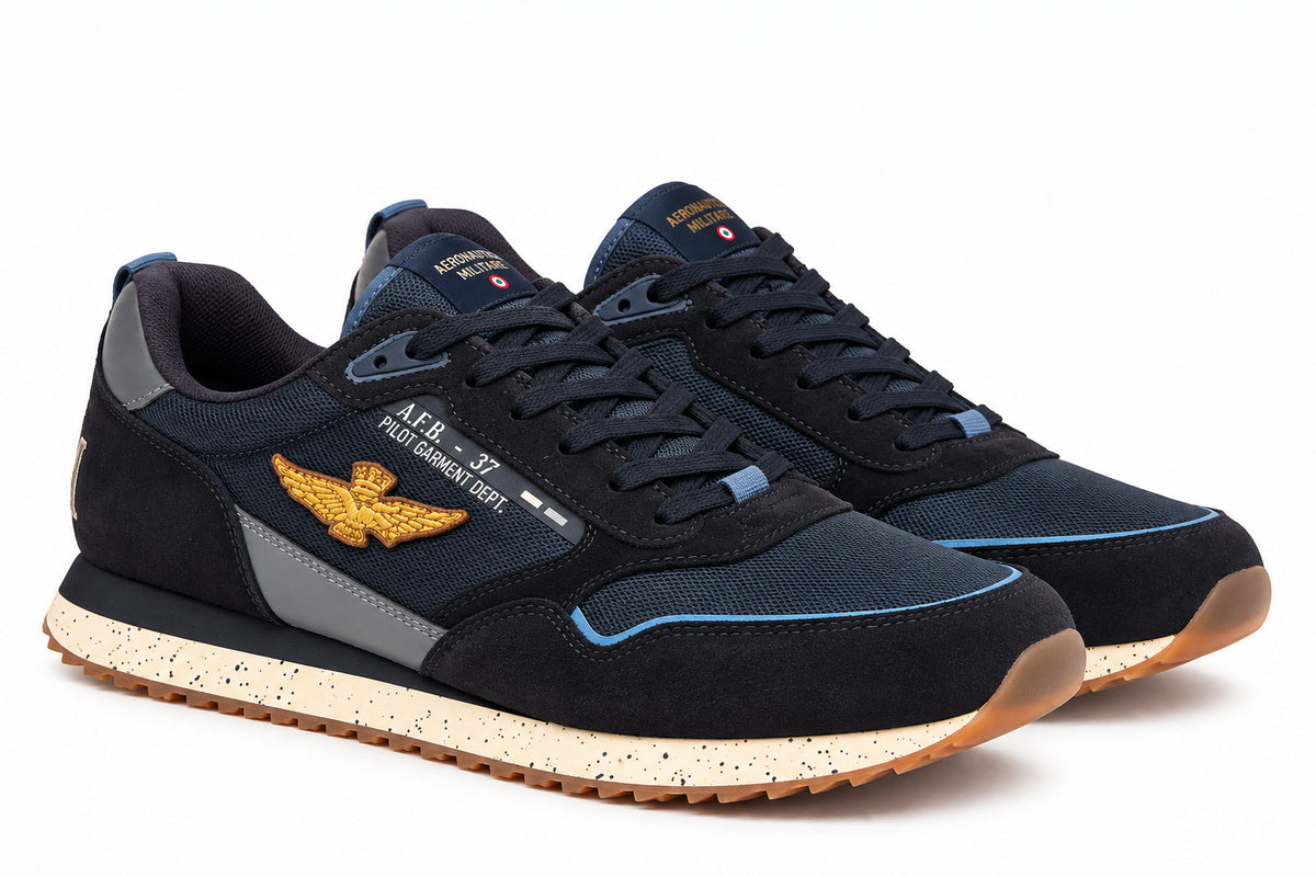Sneakers Aeronautica Militare uomo mesh AI 2026