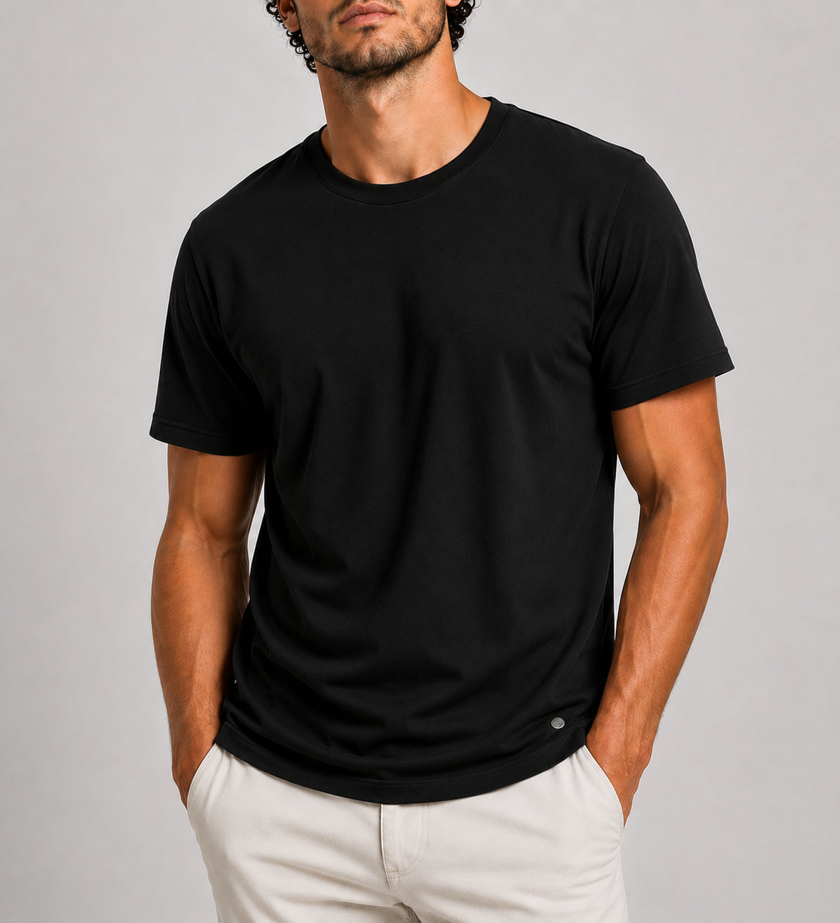 T-shirt girocollo MARKUP uomo cotone jersey